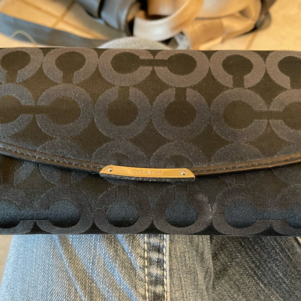 Black Coach Wallet